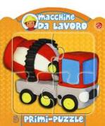 Macchine da lavoro. Libro puzzle