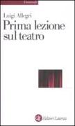 Prima lezione sul teatro