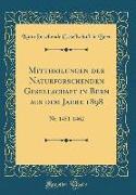 Mittheilungen der Naturforschenden Gesellschaft in Bern aus dem Jahre 1898