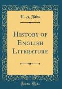 History of English Literature (Classic Reprint)