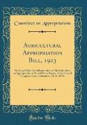 Agricultural Appropriation Bill, 1923