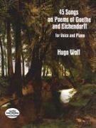 45 Songs on Poems of Goethe and Eichendorff for Voice and Piano