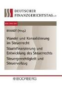 12. bis 14. Deutscher Finanzgerichtstag 2015·2016·2017