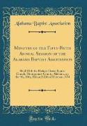 Minutes of the Fifty-Fifth Annual Session of the Alabama Baptist Association
