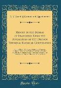 Report by the Bureau of Franchises Upon the Application of the Degnon Terminal Railroad Corporation