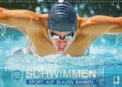 Schwimmen: Sport auf blauen Bahnen (Wandkalender 2016 DIN A3 quer)