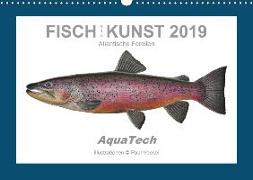 Fisch als Kunst 2019: Atlantische Forellen (Wandkalender 2019 DIN A3 quer)