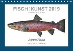 Fisch als Kunst 2019: Atlantische Forellen (Tischkalender 2019 DIN A5 quer)