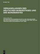 Sachregister und Konkordanzliste zu den Verhandlungen des Deutschen Bundestages 8. Wahlperiode (1976¿1980) und den Verhandlungen des Bundesrats (1977¿1980)