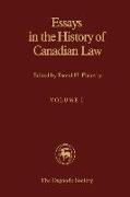 Essays in the History of Canadian Law, Volume I