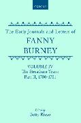 The Early Journals and Letters of Fanny Burney