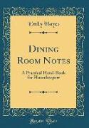 Dining Room Notes