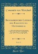 Biographisches Lexikon des Kaiserthums Oesterreich, Vol. 37