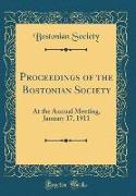 Proceedings of the Bostonian Society