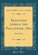 Kritisches Journal der Philosophie, 1802, Vol. 1