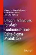 Design Techniques for Mash Continuous-Time Delta-Sigma Modulators