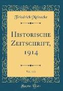 Historische Zeitschrift, 1914, Vol. 113 (Classic Reprint)