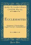 Ecclesiastes