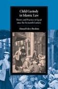 Child Custody in Islamic Law: Theory and Practice in Egypt Since the Sixteenth Century