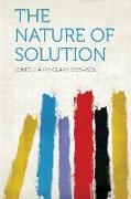 The Nature of Solution