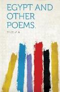 Egypt and Other Poems