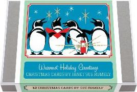 Warmest Holiday Greetings - Christmas Cards by Janet Sue Rumely