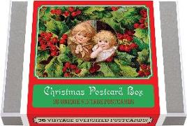 Christmas Postcard Box - 36 Unique Vintage Postcards