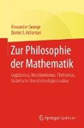 Zur Philosophie der Mathematik
