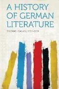 A History of German Literature