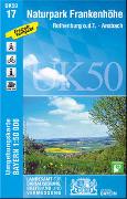 UK50-17 Naturpark Frankenhöhe, Rothenburg o.d.T., Ansbach