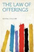 The Law of Offerings