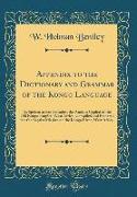 Appendix to the Dictionary and Grammar of the Kongo Language