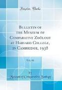 Bulletin of the Museum of Comparative Zoölogy at Harvard College, in Cambridge, 1938, Vol. 66 (Classic Reprint)