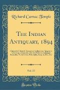 The Indian Antiquary, 1894, Vol. 23