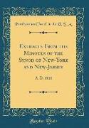 Extracts from the Minutes of the Synod of New-York and New-Jersey: A. D. 1810 (Classic Reprint)