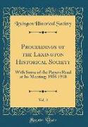 Proceedings of the Lexington Historical Society, Vol. 4