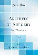 Archives of Surgery, Vol. 5