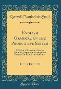 English Grammar on the Productive System