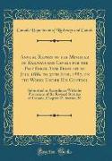 Annual Report of the Minister of Railways and Canals for the Past Fiscal Year From 1st of July, 1886, to 30th June, 1887, on the Works Under His Control