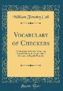 Vocabulary of Checkers