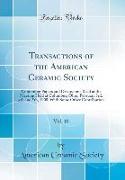 Transactions of the American Ceramic Society, Vol. 10
