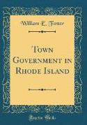 Town Government in Rhode Island (Classic Reprint)