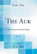 The Auk, Vol. 18