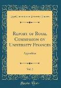 Report of Royal Commission on University Finances, Vol. 2