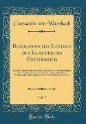 Biographisches Lexikon des Kaiserthums Oesterreich, Vol. 9