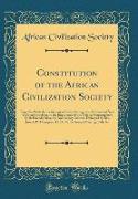 Constitution of the African Civilization Society