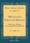 Macaulay's Essay on Milton