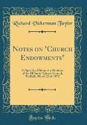 Notes on "Church Endowments"