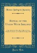 Repeal of the Union With Ireland