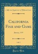 California Fish and Game, Vol. 5